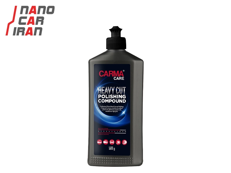 پولیش زبر 500 گرمی کارماکر CarmaCare 500g Heavy Cut Polish